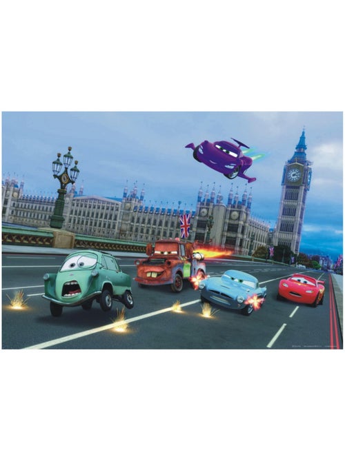 Poster intissé XXL Cars London Disney 155X115 CM - Kiabi