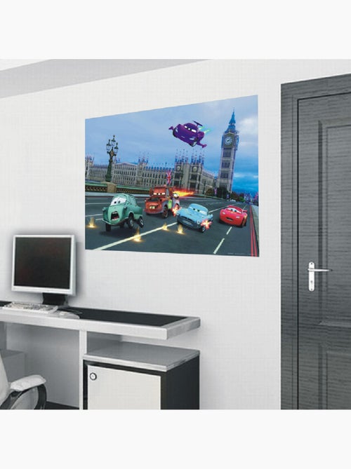 Poster intissé XXL Cars London Disney 155X115 CM - Kiabi
