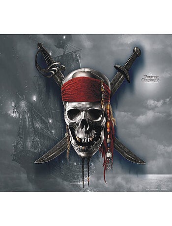 Poster intisse XXL Pirates des Caraïbes Disney 155X115 CM