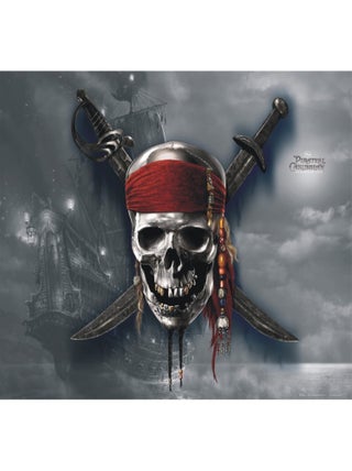Poster intisse XXL Pirates des Caraïbes Disney 155X115 CM