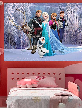 Poster La Reine des Neiges Disney Frozen 156X112 cm