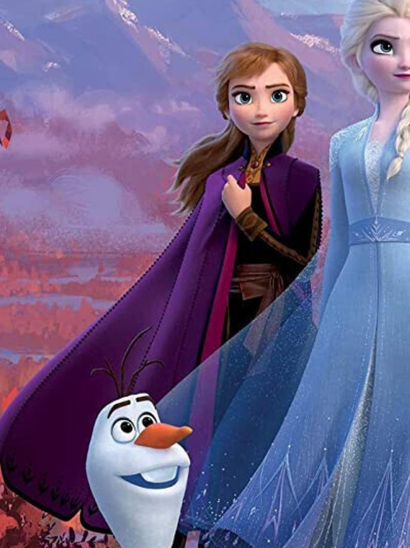 Poster La Reine des Neiges II Disney Frozen 156X112 cm Bleu - Kiabi