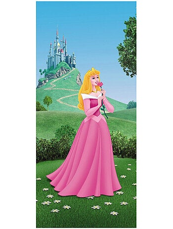 Poster porte Belle au bois dormant Princesse Disney intisse 90X202 CM