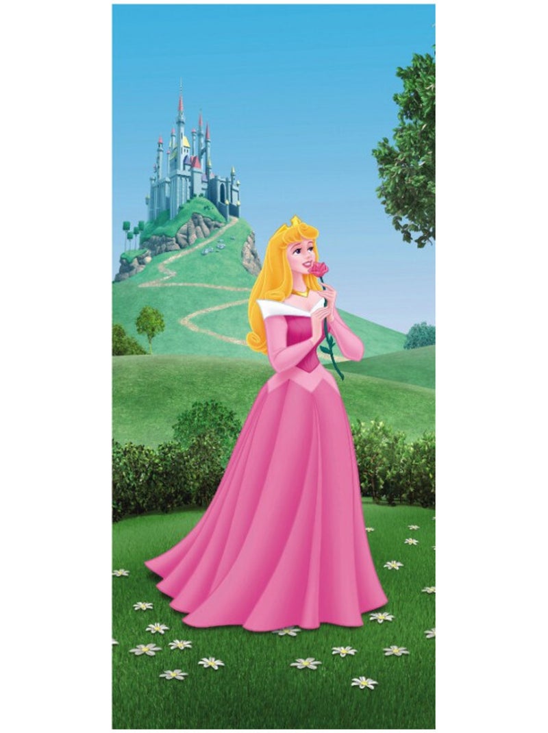 Poster porte Belle au bois dormant Princesse Disney intisse 90X202 CM Multicolore - Kiabi