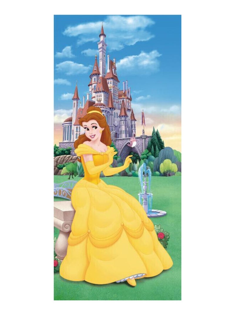 Poster porte Belle Princesse Disney intisse 90X202 CM Multicolore - Kiabi