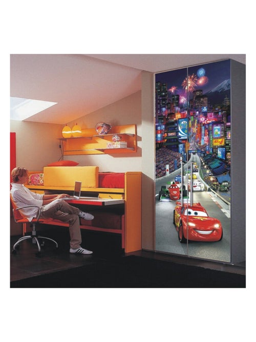 Poster porte Cars Japon Disney intisse 90X202 CM - Kiabi