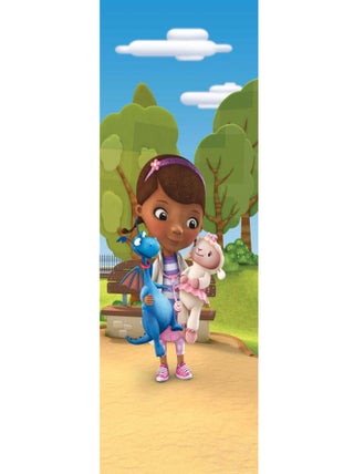 Poster porte Docteur la Peluche Disney intisse 90X202 CM