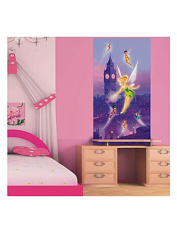 Poster porte Fée Clochette à Londres Disney Fairies intisse 90X202 CM