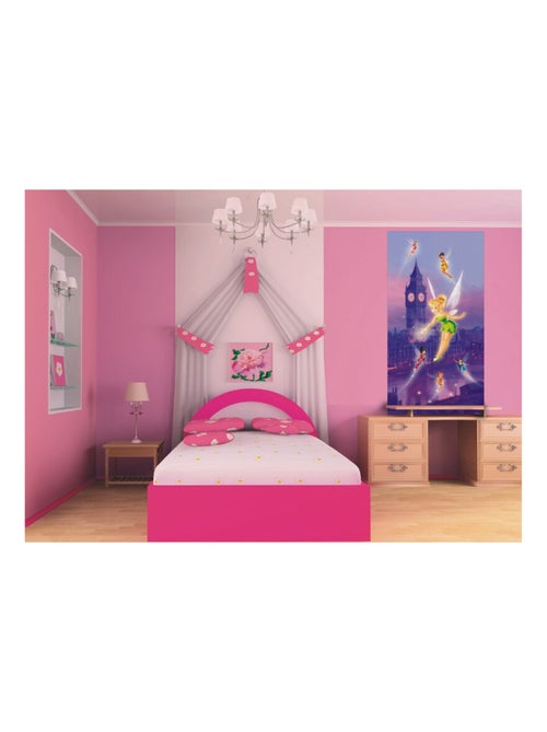 Poster porte Fée Clochette à Londres Disney Fairies intisse 90X202 CM - Kiabi