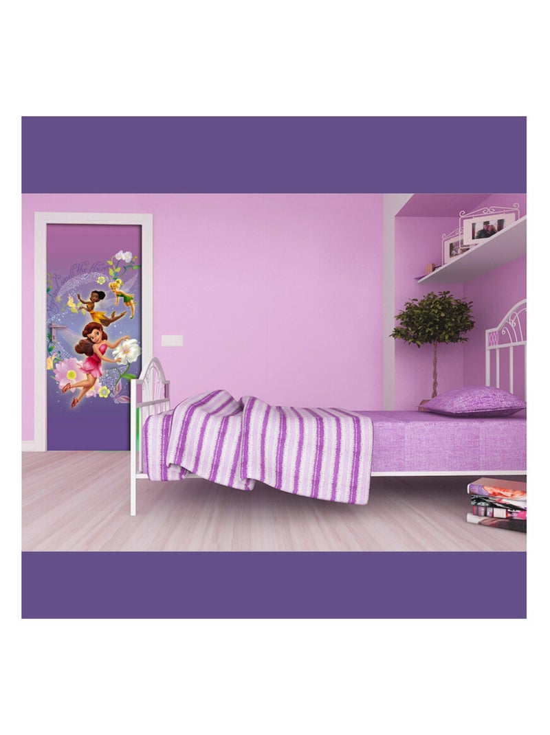 Poster porte La Clairière d’été Disney Fairies intisse 90X202 CM Multicolore - Kiabi
