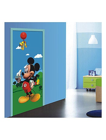 Poster porte La Maison de Mickey Disney intisse 90X202 CM