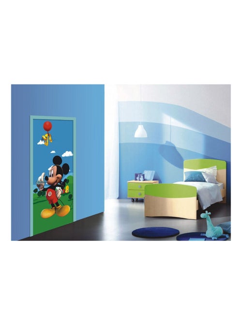 Poster porte La Maison de Mickey Disney intisse 90X202 CM - Kiabi