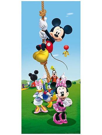 Poster porte La Maison de Mickey et ses Amis Disney intisse 90X202 CM