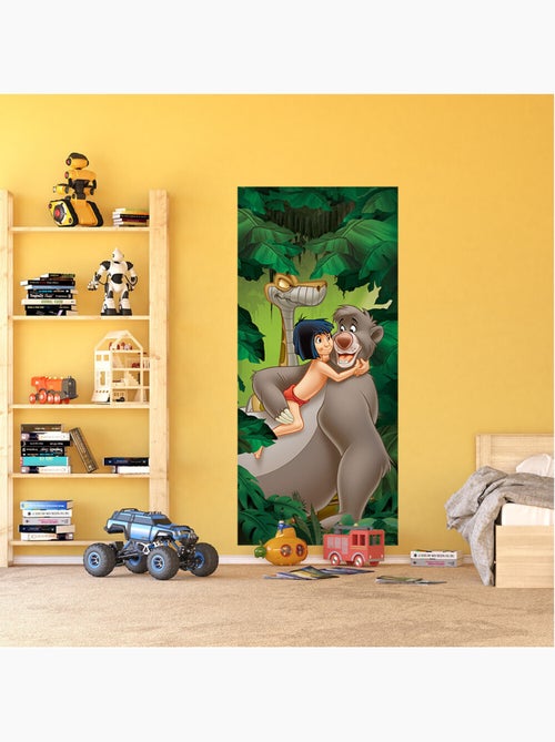 Poster porte Le Livre de la Jungle Disney intisse 90X202 CM - Kiabi