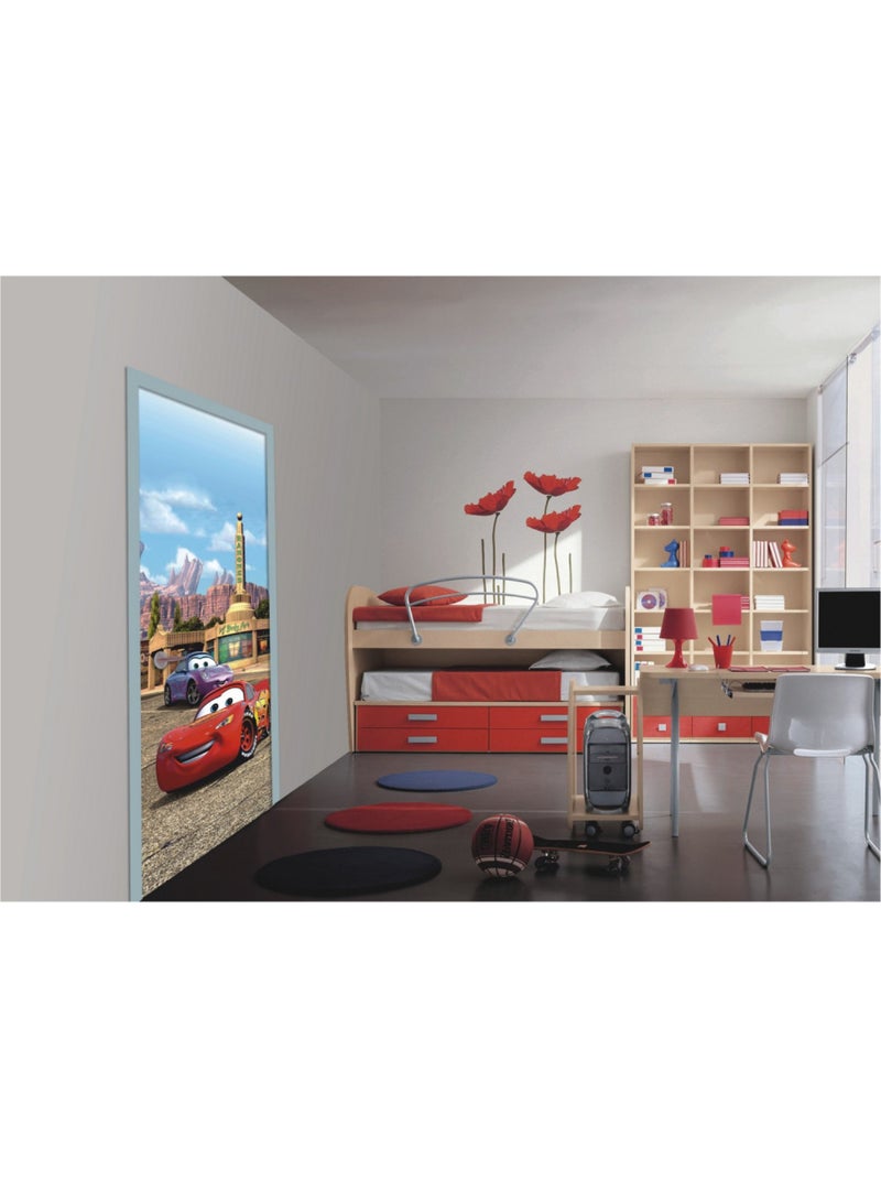 Poster porte Monument Valley Cars Disney intisse 90X202 CM Multicolore - Kiabi