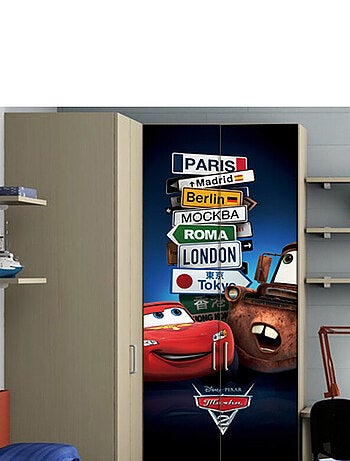 Poster porte Movies Cars Disney intisse 90X202 CM