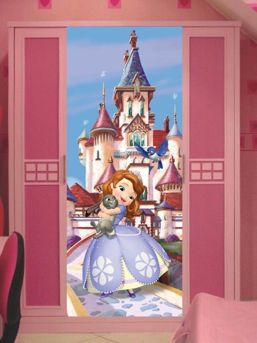 Poster porte Princesse Sofia Disney intisse 90X202 CM - Kiabi