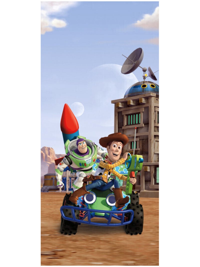 Poster Porte Toy Story Disney intisse 90X202 CM Multicolore - Kiabi
