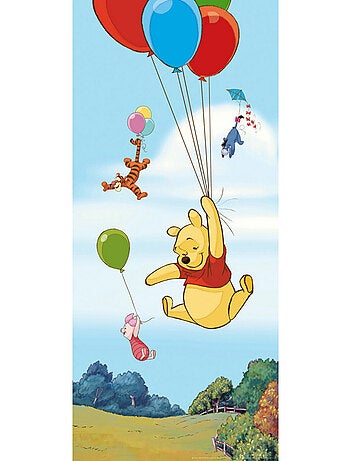 Poster porte Winnie l'Ourson Ballon Disney intisse 90X202 CM