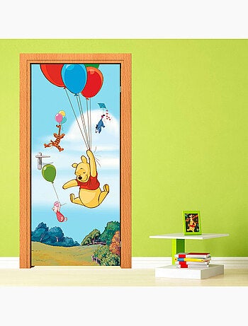 Poster porte Winnie l'Ourson Ballon Disney intisse 90X202 CM