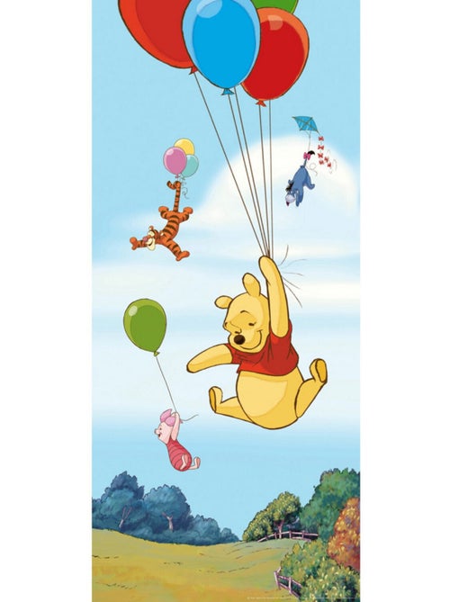 Poster porte Winnie l'Ourson Ballon Disney intisse 90X202 CM - Kiabi
