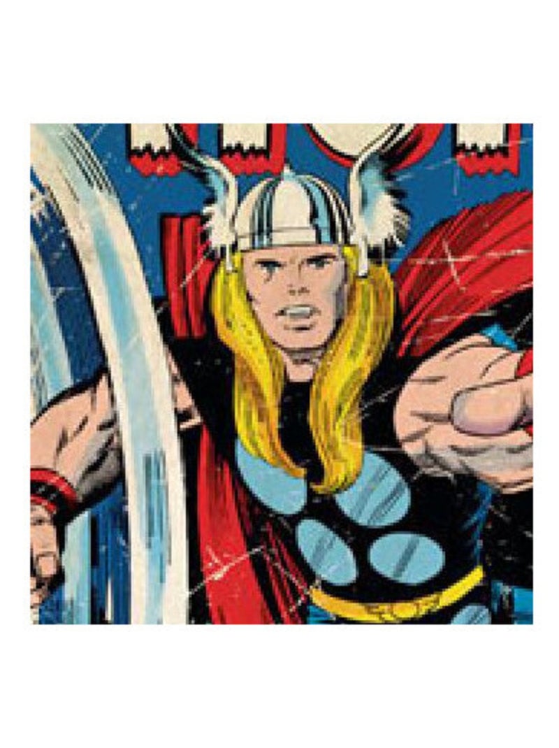 Poster Stickers Thor And Now Galactus Marvel Multicolore - Kiabi