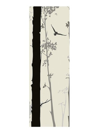 Poster Thème arbre blanc - 90 x 270 cm