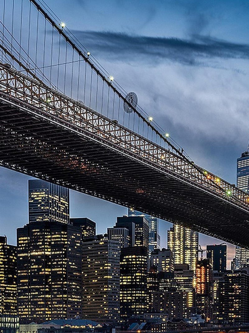 Poster Thème Big City Lights - 360 x 270 cm Multicolore - Kiabi