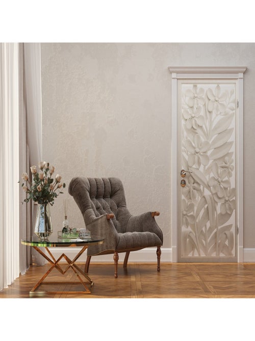 Poster Thème Clay Flower - 90 x 202 cm - Kiabi