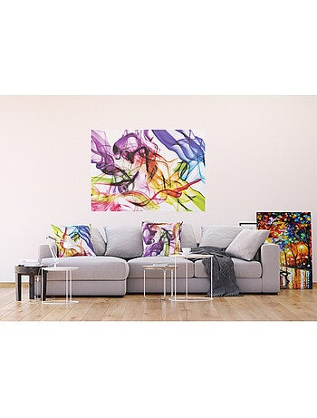 Poster Thème Colorful Smoke - 155 x 110 cm