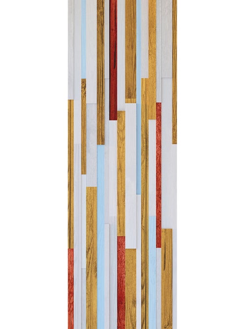 Poster Thème Coloured Boards - 90 x 202 cm - Kiabi