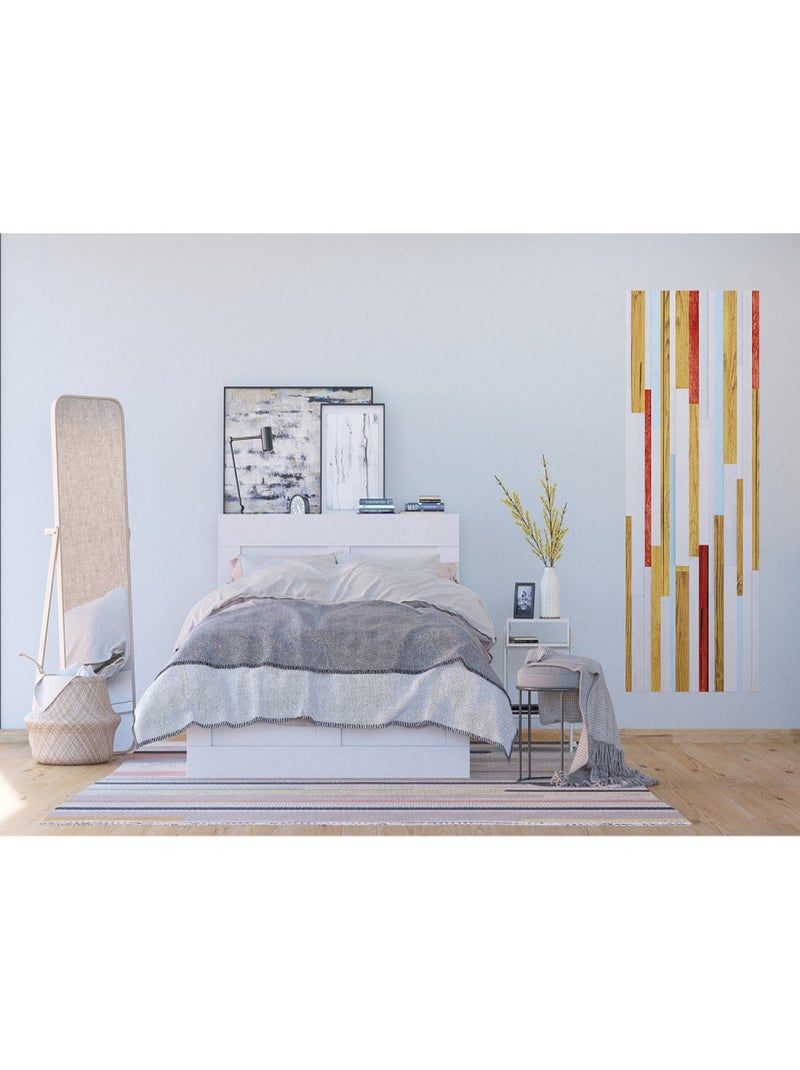 Poster Thème Coloured Boards - 90 x 202 cm Multicolore - Kiabi