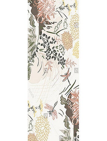 Poster Thème composition de fleurs - 90 x 270 cm