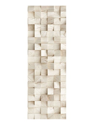 Poster Thème Cubes en bois - 90 x 270 cm
