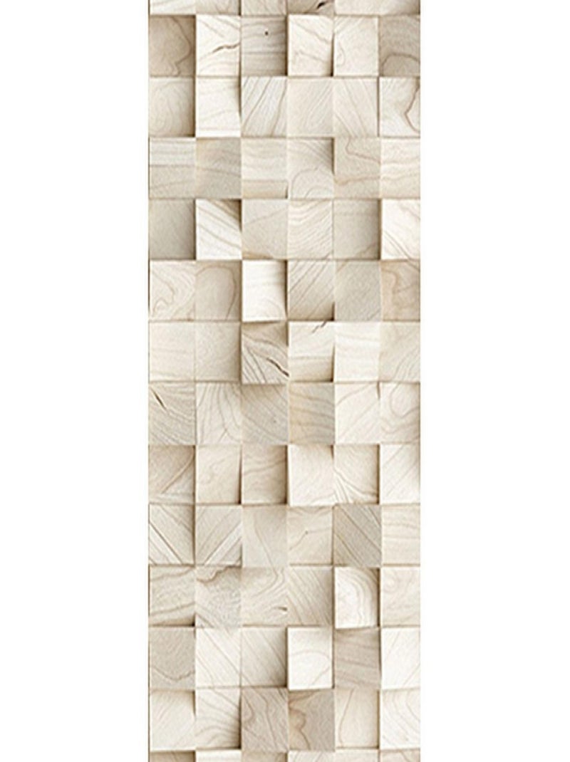 Poster Thème Cubes en bois - 90 x 270 cm Multicolore - Kiabi