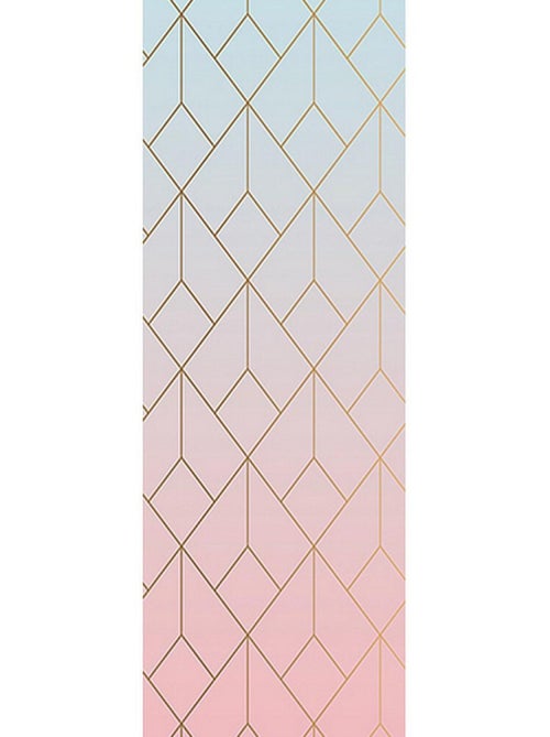 Poster Thème degradé de rose et bleu- 90 x 270 cm - Kiabi