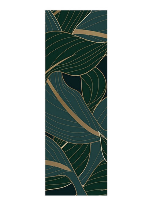 Poster Thème Feuilles Vert Foncé - 90 x 270 cm - Kiabi