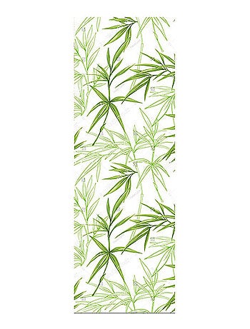Poster Thème Feuilles Vertes - 90 x 270 cm