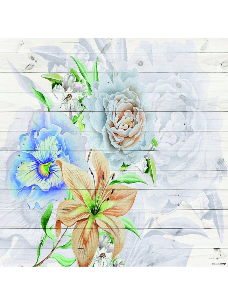 Poster Thème fleurs- 360 x 270 cm Multicolore - Kiabi