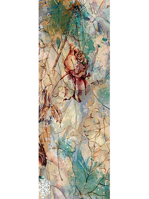 Poster Thème fleurs abstrait - 90 x 270 cm - Kiabi