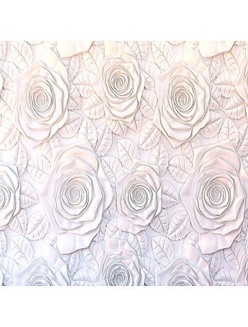 Poster Thème fleurs blanches- 360 x 270 cm