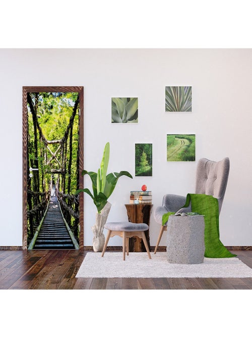 Poster Thème Forest Bridge - 90 x 202 cm - Kiabi
