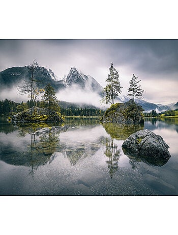 Poster Thème Forest Lake - 360 x 270 cm