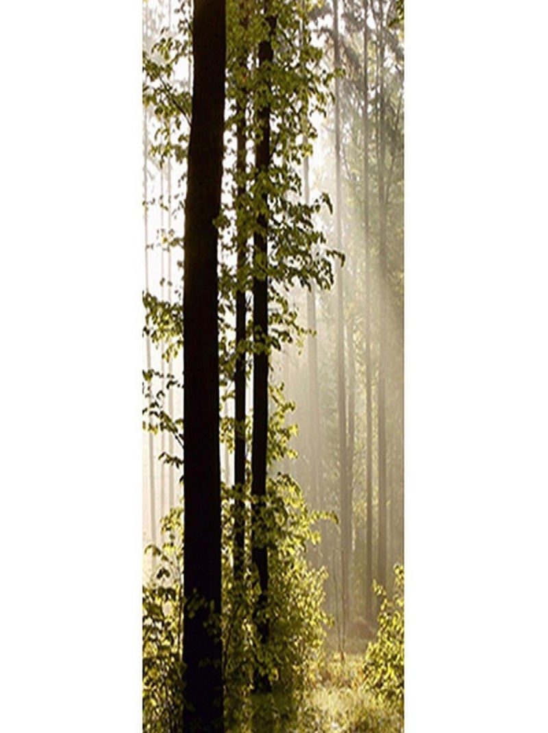 Poster Thème foret - 90 x 270 cm Multicolore - Kiabi