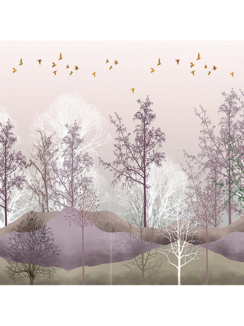 Poster Thème Fôret Magique -Magic Forest - 375 x 270 cm Multicolore - Kiabi