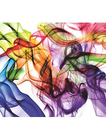 Poster Thème fumée colorée - 360 x 270 cm