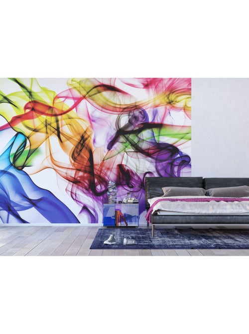 Poster Thème fumée colorée - 360 x 270 cm - Kiabi