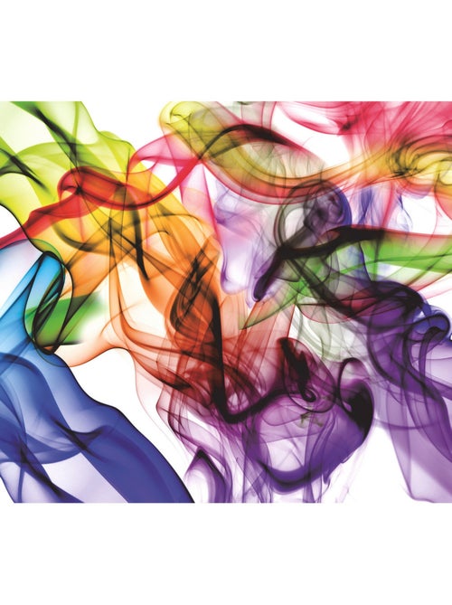 Poster Thème fumée colorée - 360 x 270 cm - Kiabi