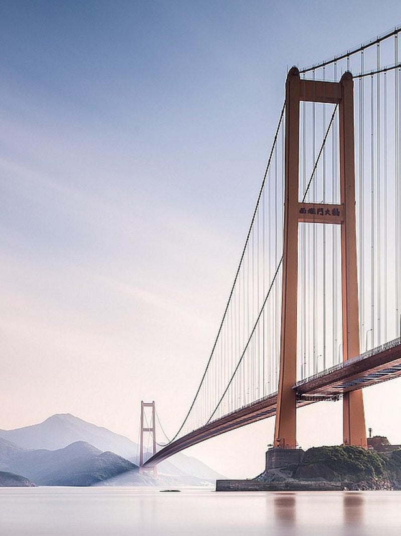 Poster Thème Golden Gate - 360 x 270 cm Multicolore - Kiabi