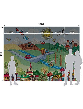 Poster Thème la ferme- 375 x 270 cm